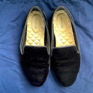 Birdies The Starling Loafer in Black Vegan-Velvet Size 6.5